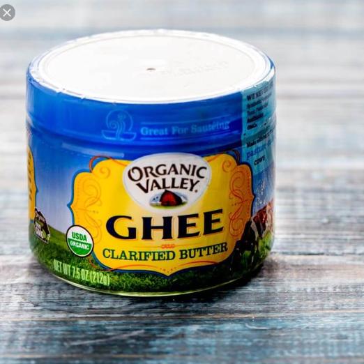 Bơ ghee hữu cơ organic valley 212g
