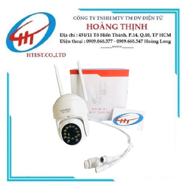 Camera ip wifi ngoài trời yoosee ptz - 14 bóng led, dòng 3.0mp - camera ptz 3.0 - sp001713