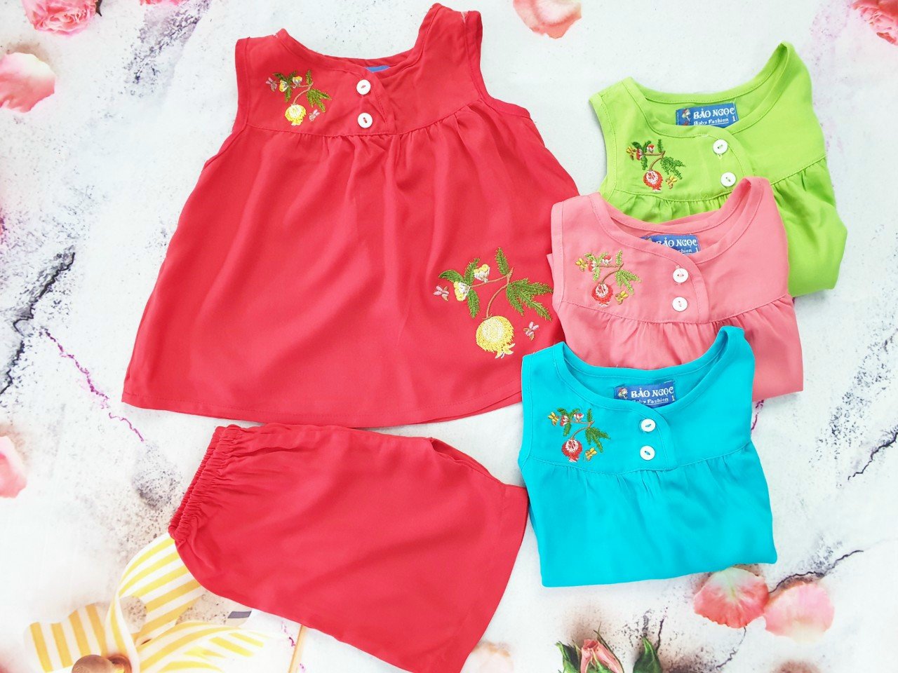 BỘ LỬNG TAY CON TONE/TOLE/LANH CHO BÉ GÁI