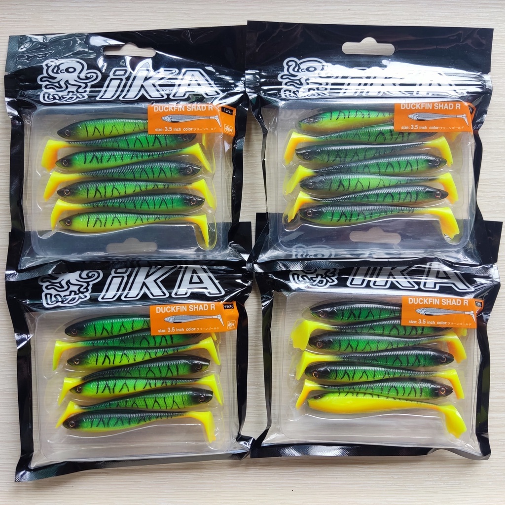 Mồi câu lure cá mềm nff ika 9cm_đồ câu phong tư