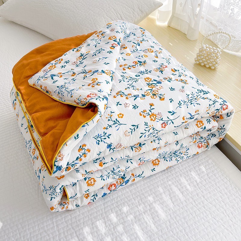 Chăn cotton đũi hàn quốc kích thước 2mx2m3 nhập khẩu , Mền hè đũi cotton chất liệu mềm mại thoáng mát mẫu mới 2023
