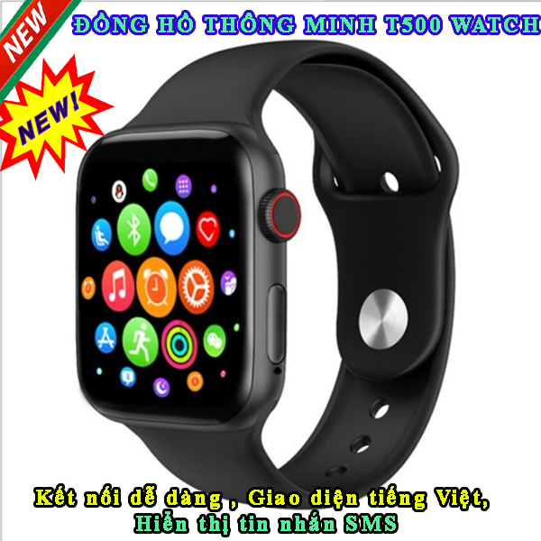 [HCM]smartwatch giá rẻđồng hồ nữ thông minhsmartwatch t500Chống nước  kết nối dễ dàng  Giao diện tiếng Việt hiển thị tin nhắn SMS thông báo đầy đủ chức năng nge gọi đàm thoại.