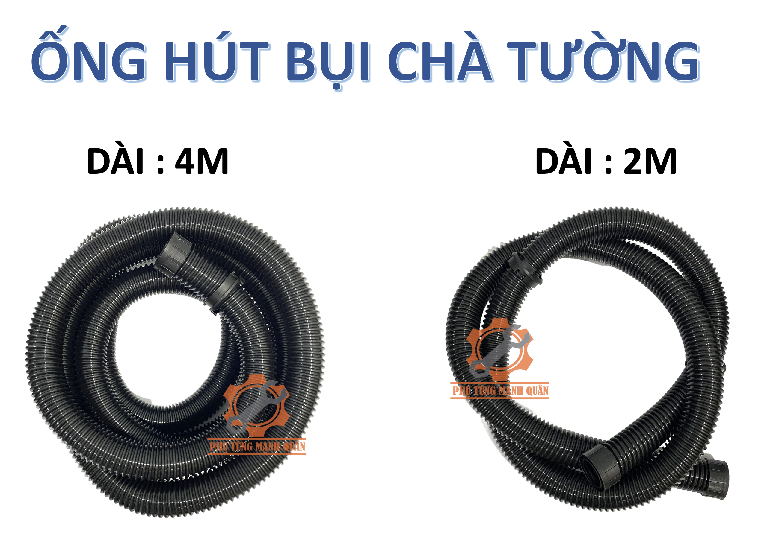 Ống hút bụi máy chà tường 2m-4m