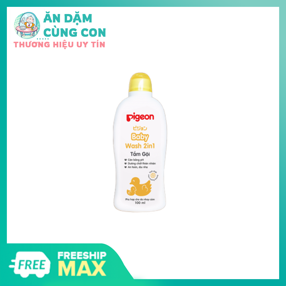 Tắm gội dịu nhẹ pigeon 100ml