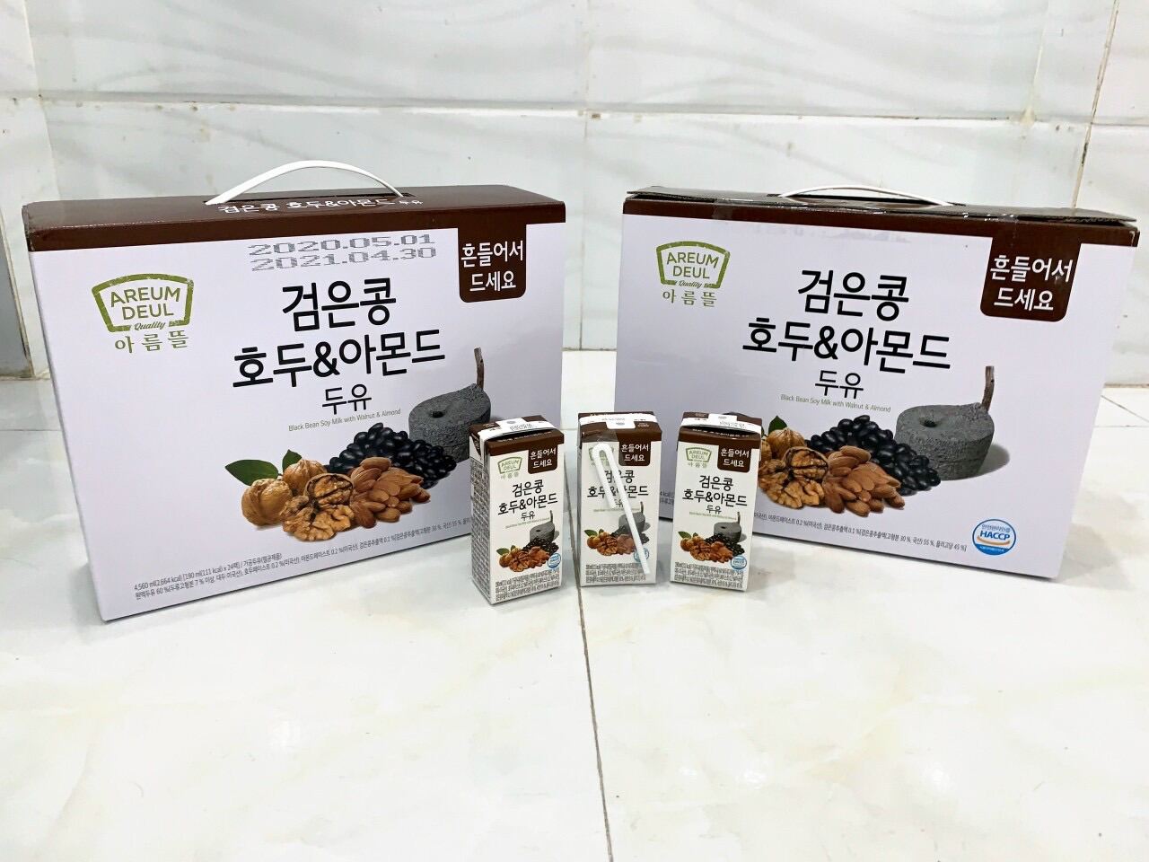 Combo 7 Thùng Sữa óc chó hạnh nhân đậu đen Hàn Quốc