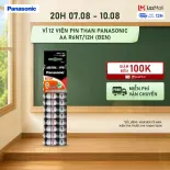 Vỉ 12 viên Pin Than Panasonic AA R6NT/12H (Đen) – Hàng Chính Hãng
