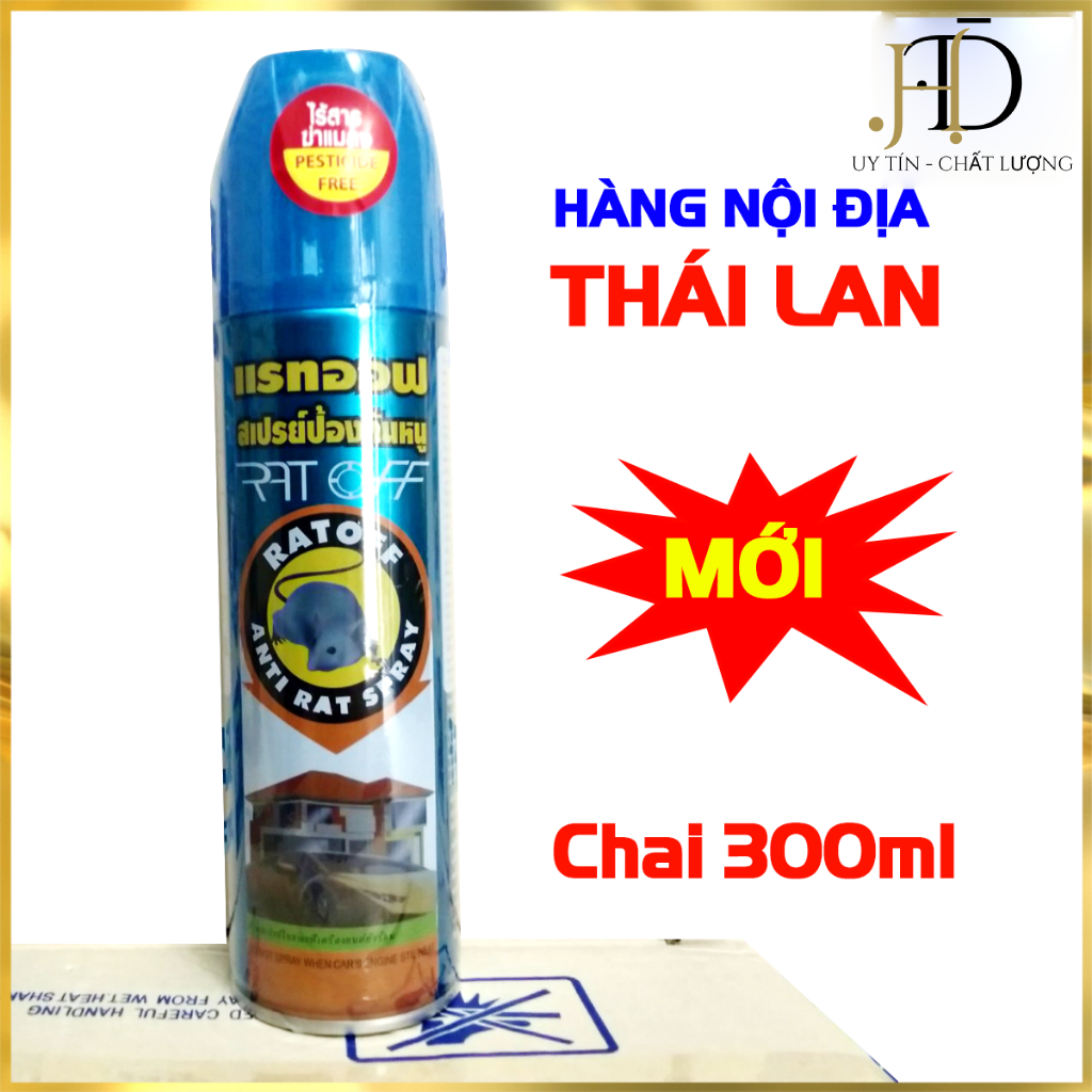  Bình xịt chuột Thái RATOFF 300ml chính hãng 