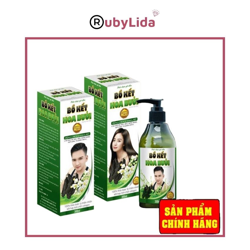 Dầu gội thảo dược bồ kết hoa bưởi - rubylida