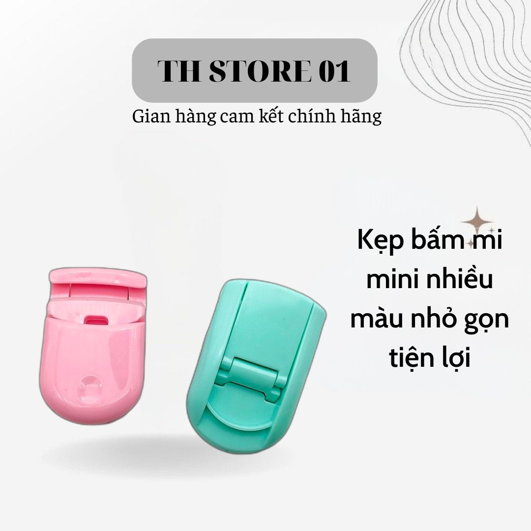 Kẹp bấm mi mini nhiều màu nhỏ gọn tiện lợi
