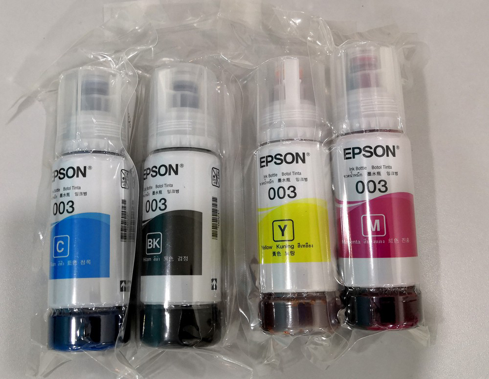 ☘️Mực in màu 003 Epson L1110, L3110, L3150,L4150,L1110- mã 003 nhập khẩu