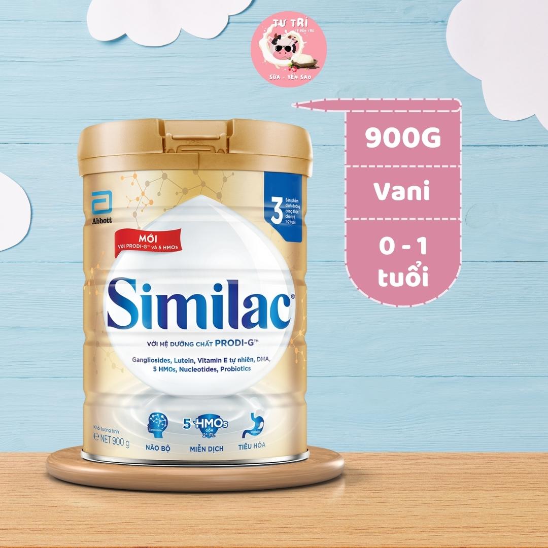 Sữa bột Similac 3 Dinh Dưỡng 5G lon 900g, 5HMOs Date tháng 11 2023
