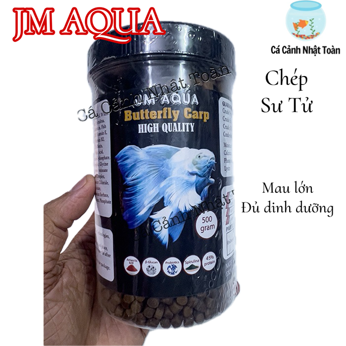 Thức ăn cá chép sư tử jm aqua taiwan cao cấp