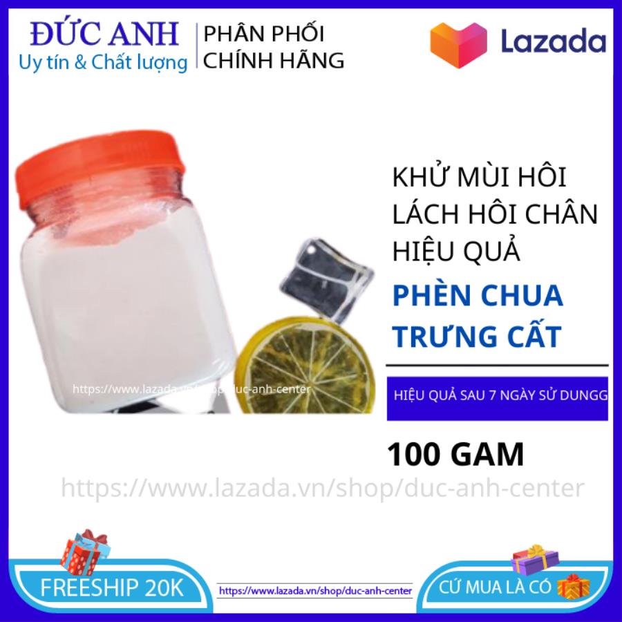 Phèn chưa trứng chất giúp khử mùi hôi lách hiệu quả 100 gam dùng 3- 6 tháng
