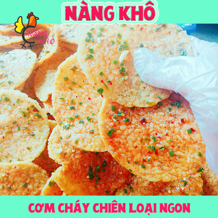 SỈ 60 Bịch Cơm cháy chiên mắm hành loại ngon | Đồ ăn vặt Nàng Khô