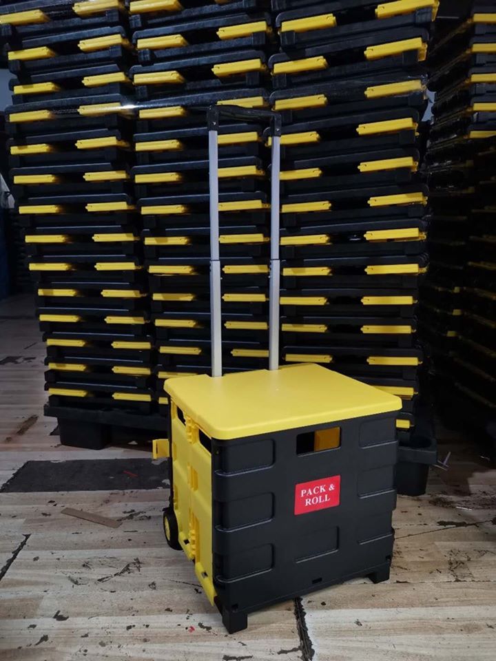 THÙNG ĐỰNG ĐỒ DẠNG GẤP CÓ BÁNH XE KÉO - SIÊU TIỆN LỢI