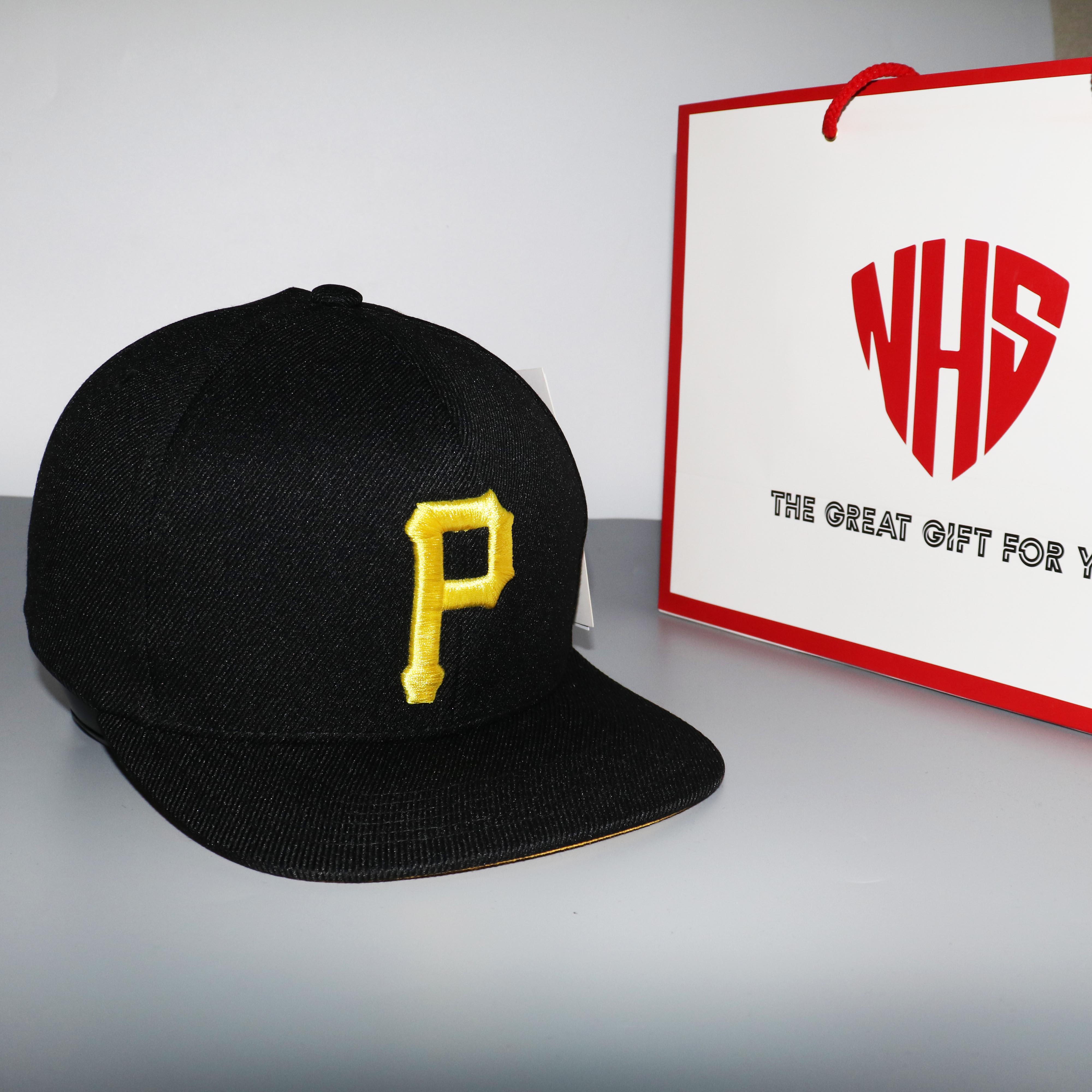 Nón snapback nhs p001 chữ p nghệ thuật .