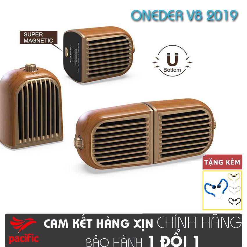 Loa bluetooth đôi oneder v8 cổ điển 2 loa ghép gôi âm thanh vòm cực đỉnh 2019 + tặng khẩu tran vải pacific ngăn virus, ngăn bụi bẩn, kháng khuẩn