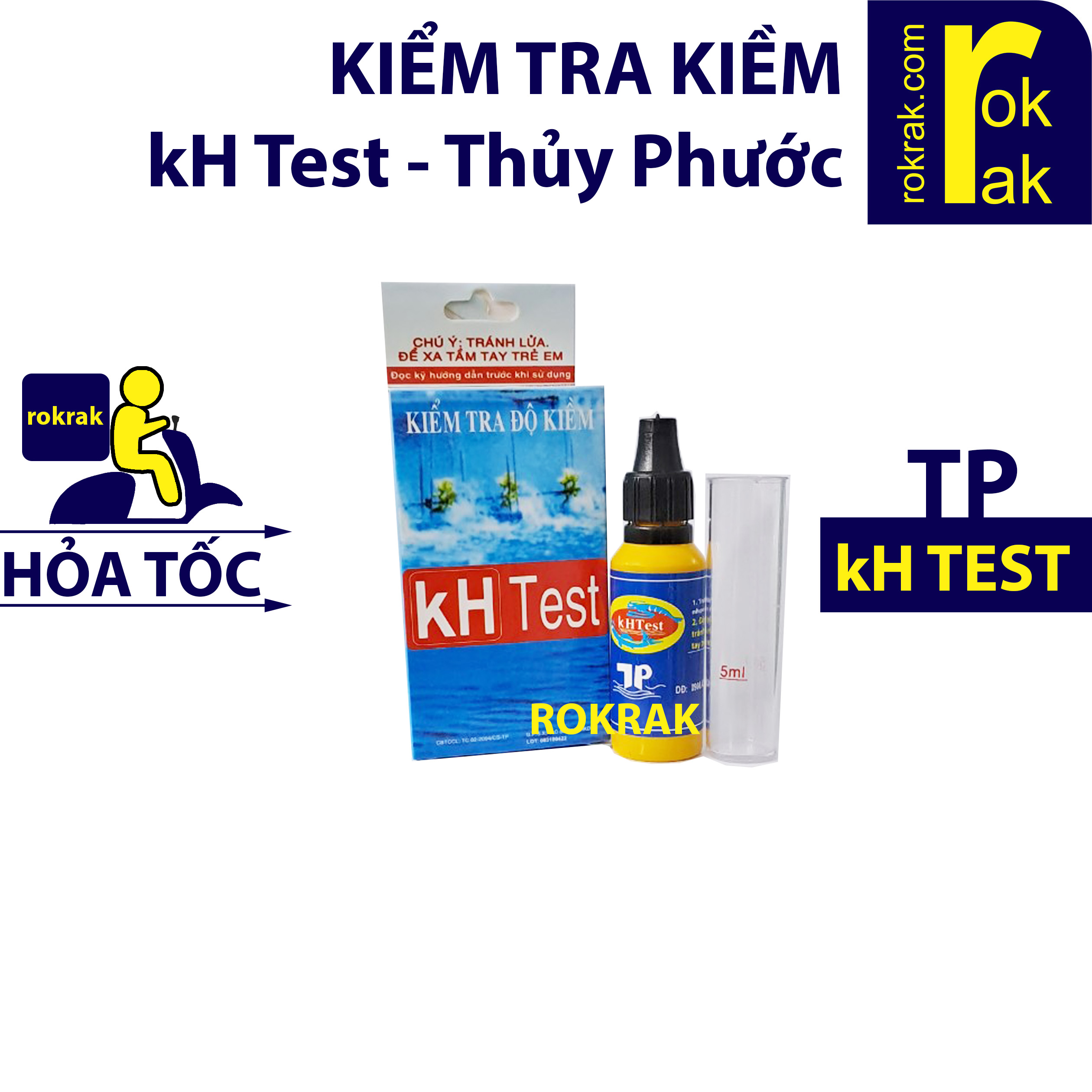 Kiểm tra kH TEST độ kiềm Thành Sơn - Thủy Phước Đo độ cứng carbonate của nước hồ thủy sinh tép kiểng cá cảnh