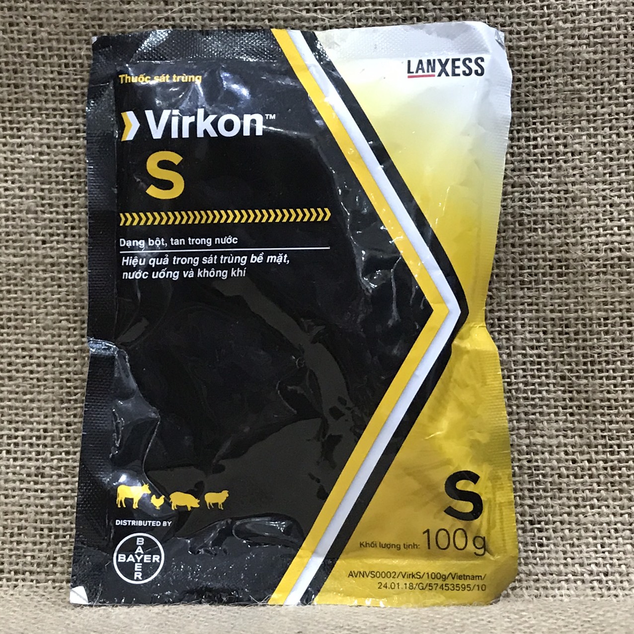 [Hoàn tiền 10%] [CÓ HỎA TỐC] Virkon S 100Gr - Sát Trùng Nhà Ở & Vật Nuôi