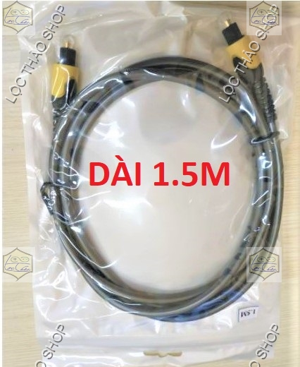 [HCM]Cáp âm thanh quang Optical dài 1.5M cao cấp (dây optical)
