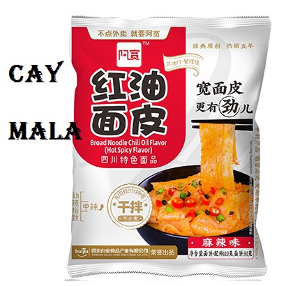 Mì trộn dầu chua cay A Khoan/ Akuan - Cay Mala