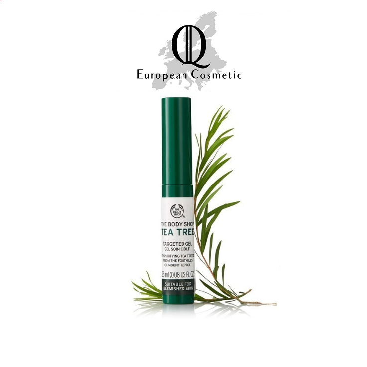 Gel chấm mụn làm mờ vết thâm the body shop tea tree targeted gel 2.5ml