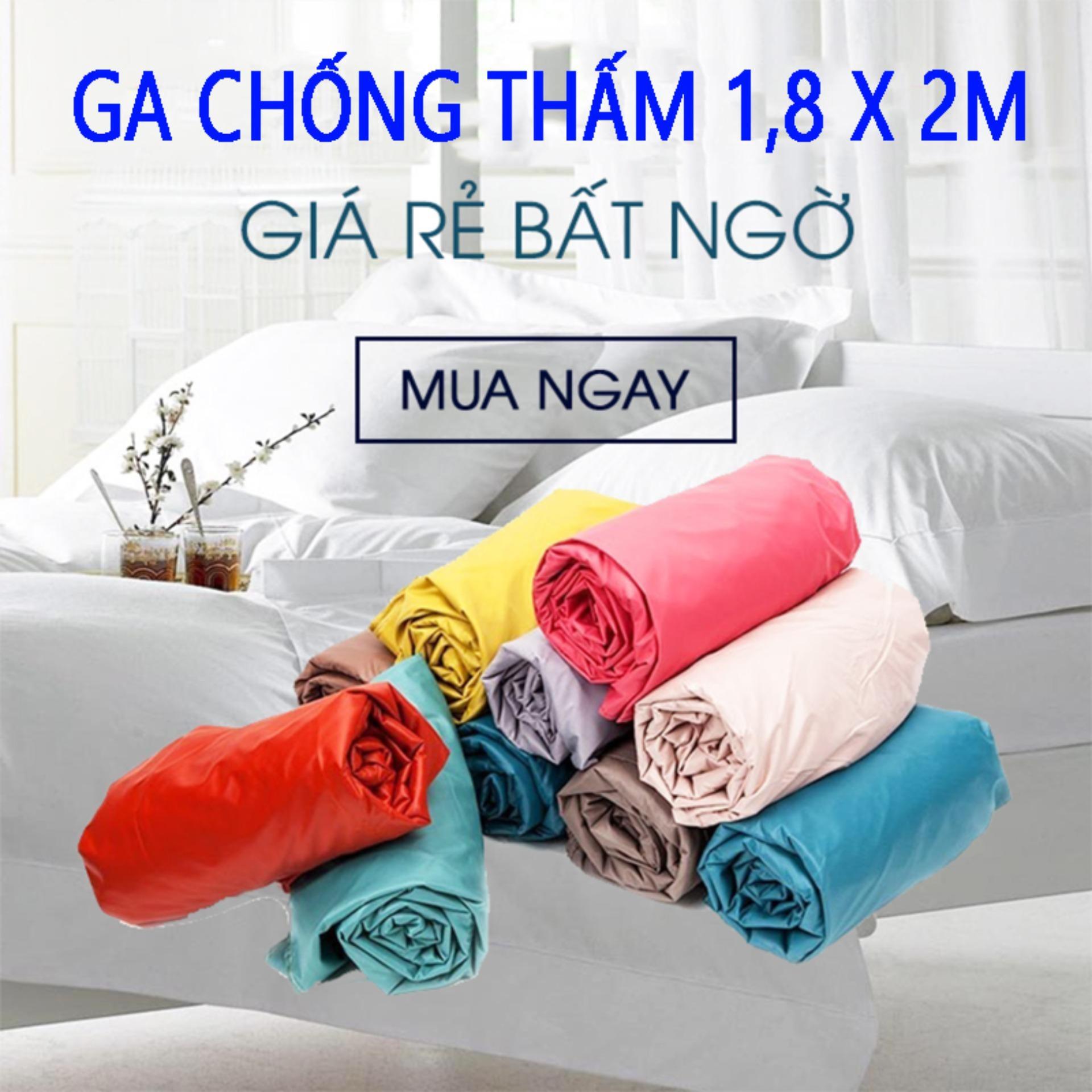 Ga chống thấm, ga gường chống thấm, ga cotton 1m8 x 2m x 10cm loại dày - Chống thấm nước an toàn cho làn da bé
