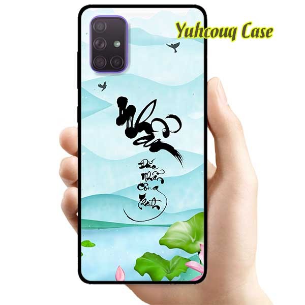 Ốp lưng dành cho samsung a51 - thư pháp nhẫn