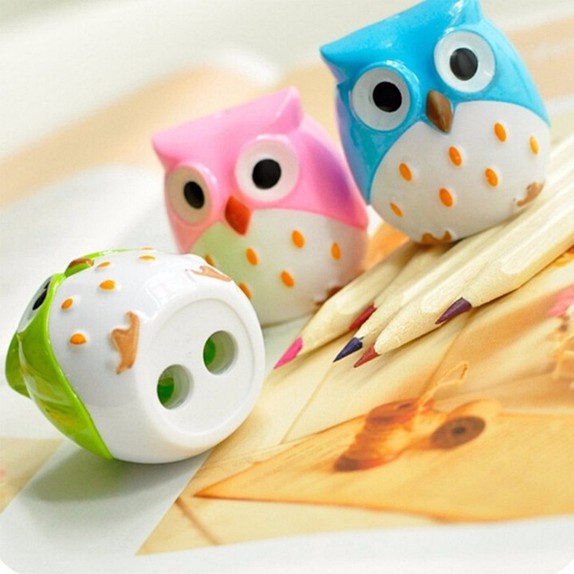 COMBO 2 Dụng cụ chuốt bút chì cho bé hình con chim cú gọt bút chì dễ thương cho bé Chuốt gọt bút chì hình cú mèo Gọt chì Chuốt bút chì Bút chì Gọt Cắt gọt chì