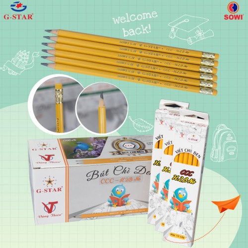 Hộp 12 cây bút chì dẻo g - star ccc - k pen