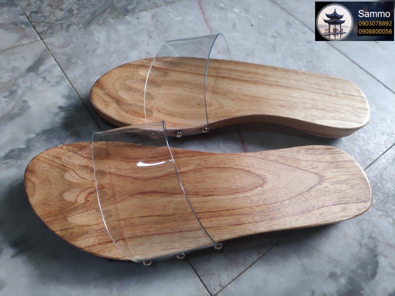 Guốc Gỗ Guốc Mộc Quai Nhung