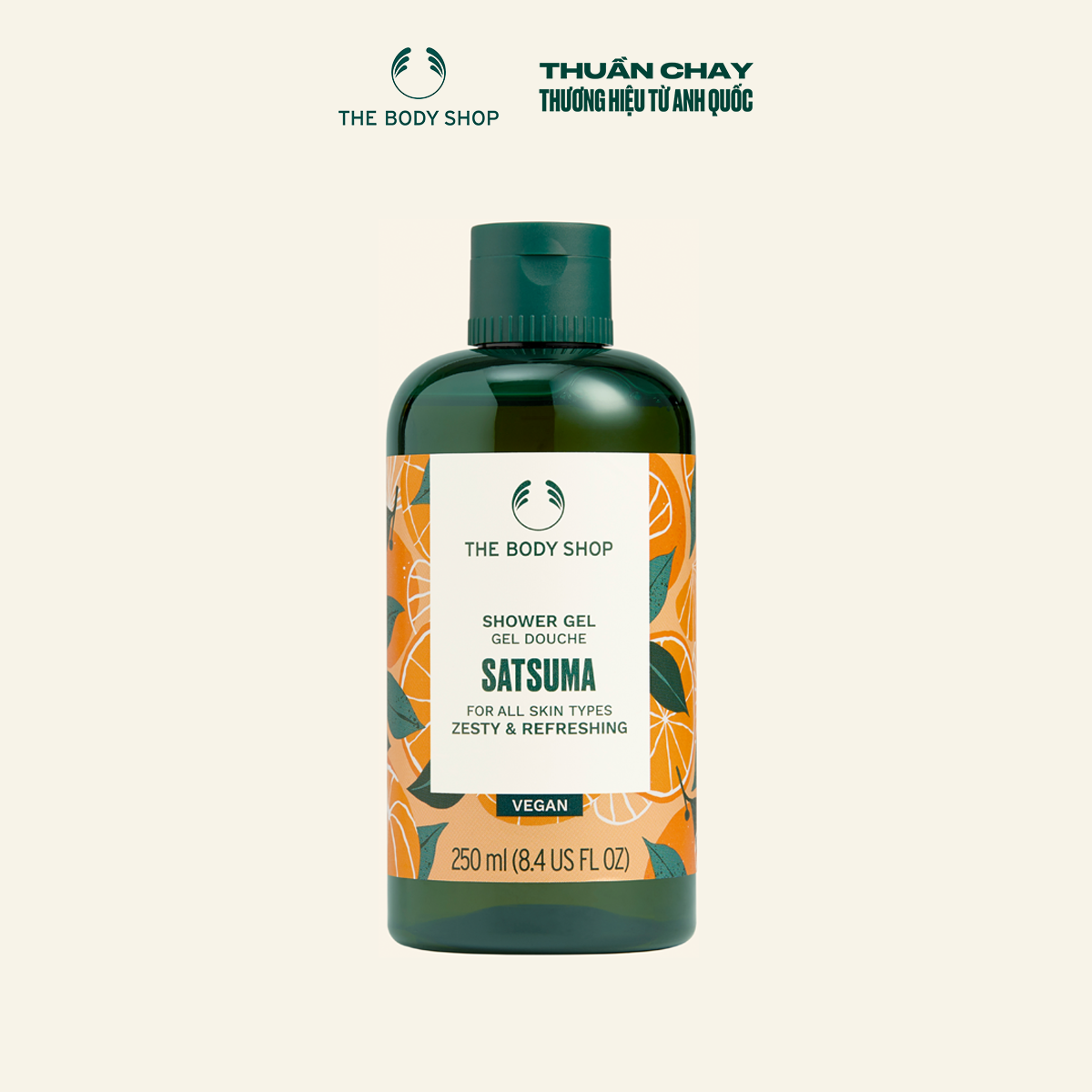Sữa Tắm Hương Quýt Satsuma Bath & Body Gel 250ml THE BODY SHOP