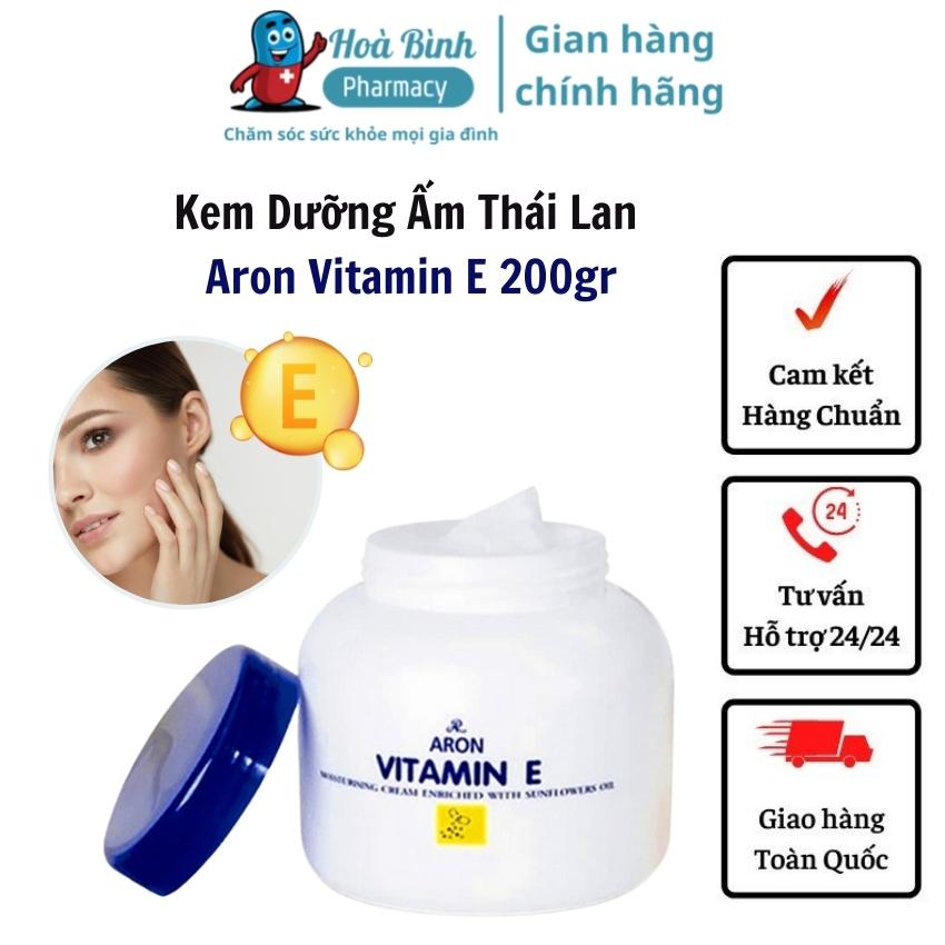 Kem dưỡng ẩm thái lan vitamin e aron 200gr