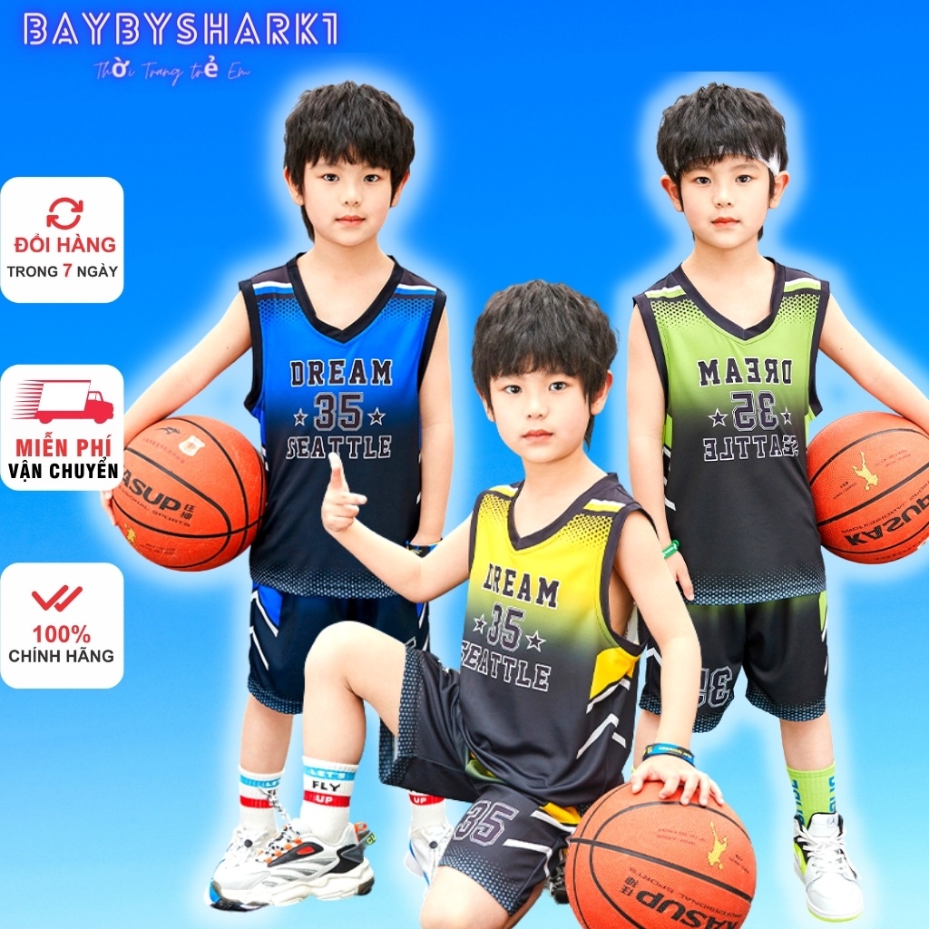 Đồ bộ bé trai 💕𝘍𝘳𝘦𝘦𝘴𝘩𝘪𝘱💕 set áo ba lỗ chất vải co giãn thoáng mát - d21idream