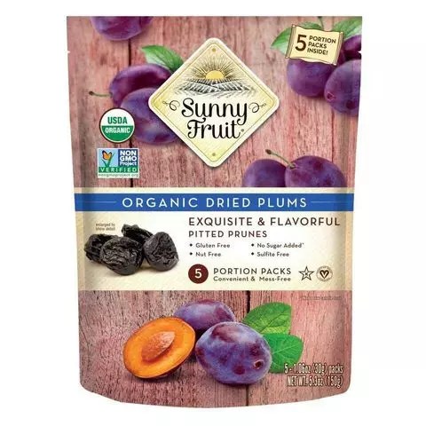 Mận khô hữu cơ sunny fruit 150g - giftlife