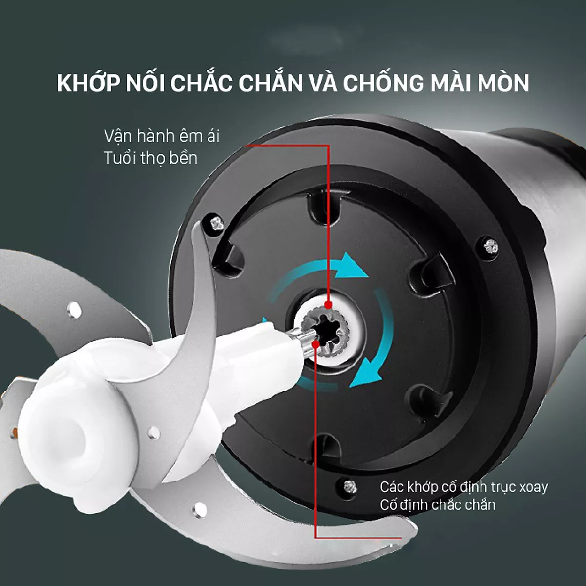 [HOT] Lưỡi dao máy xay thịt LOCK & LOCK-EJM186SLV-KAISAVILA.KV7014 cối thủy tinh 2L