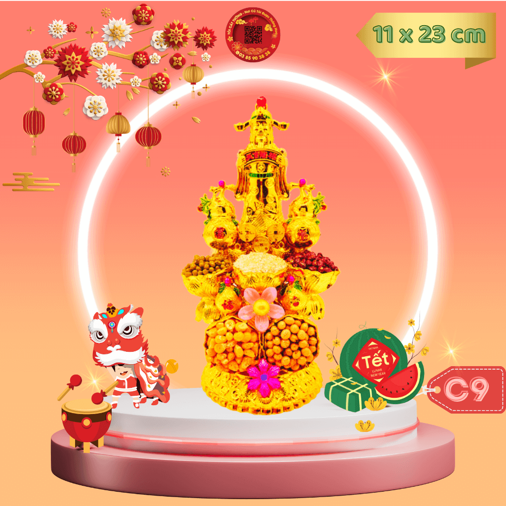 Bông tỏi ông địa ngọc thực hồ lô tài lộc - TỎI CÁT TƯỜNG