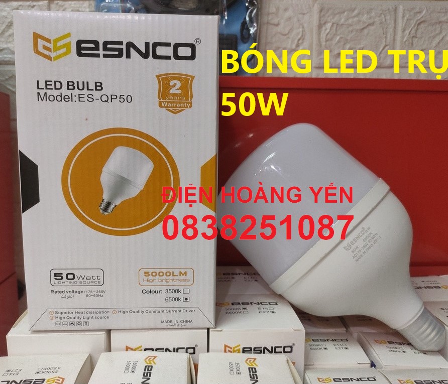 BÓNG ĐÈN LED 50W  TIẾT KIỆM ĐIỆN - LOẠI TỐT