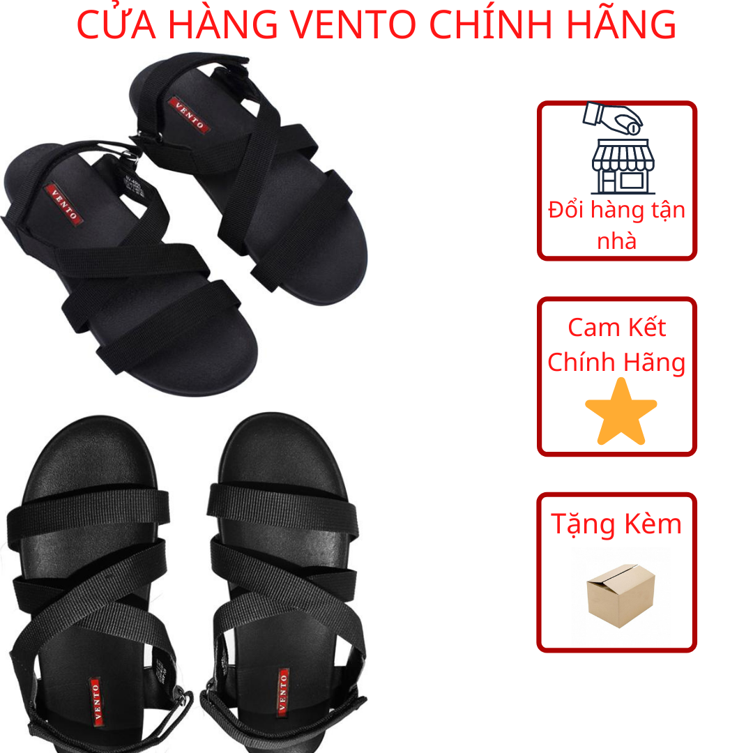 [HCM]Giày sandal nam cao cấp xuất khẩu thời trang thương hiệu Vento  NV4905 Giày Xăng Đan Nam