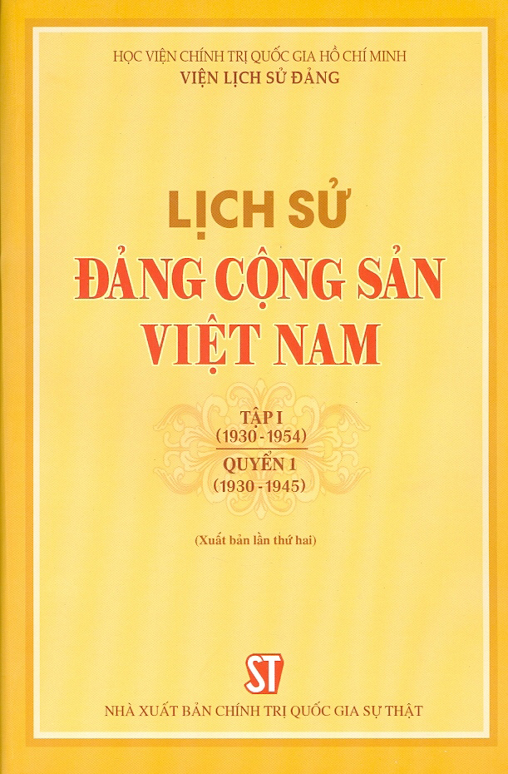 Lịch sử đảng cộng sản việt nam - tập 1 - quyển 1