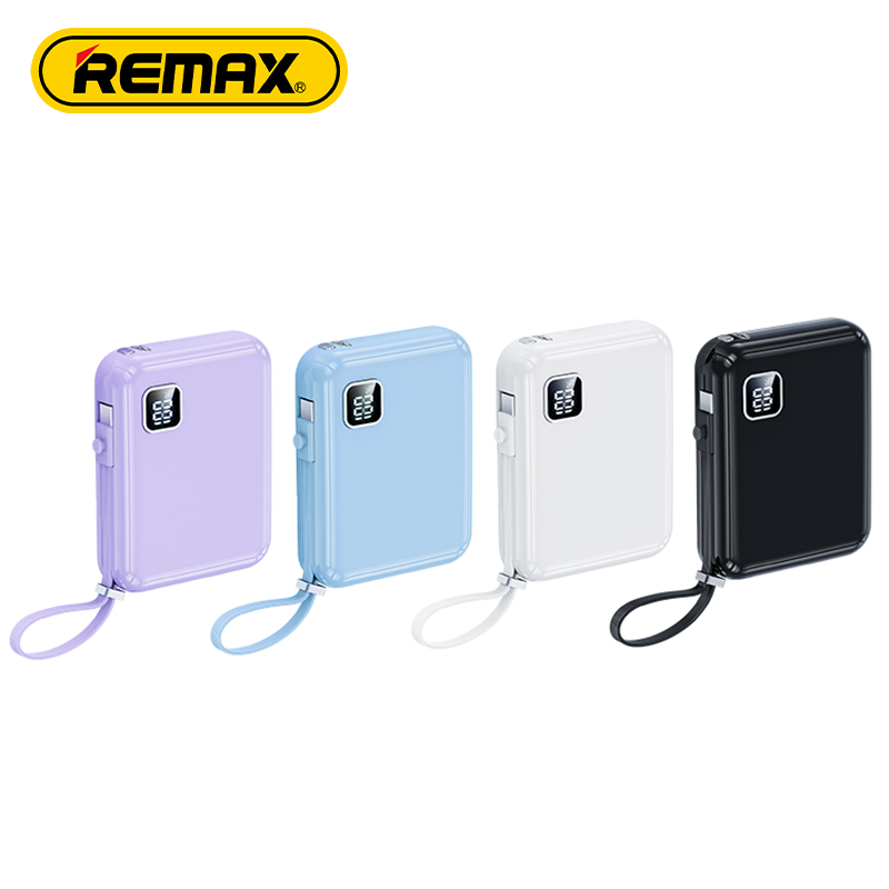 Pin dự phòng mini Remax RPP-579 10000mAh TypeC PD 20W + TypeC Cable 22.5W, 2 Cáp sạc tích hợp