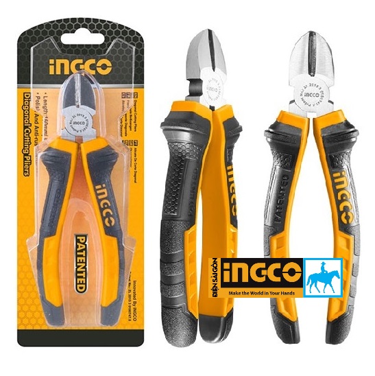 Kìm kềm cắt 7inch 180mm diagonal cutting pliers ingco hdcp08188