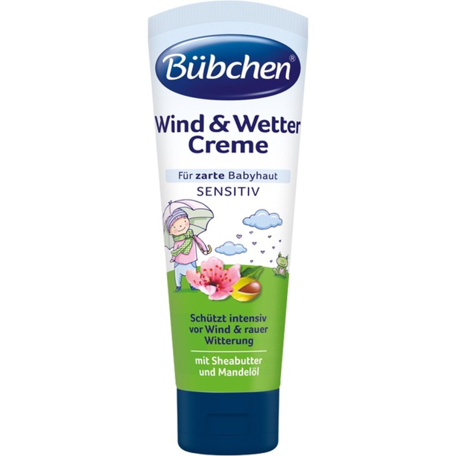 Kem dưỡng da chống nẻ cho bé Bubchen Wind & Wetter sensitiv 75ML - Đức