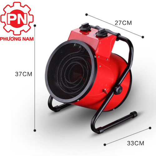 Máy sấy gió nóng bằng điện trở mini 3kw