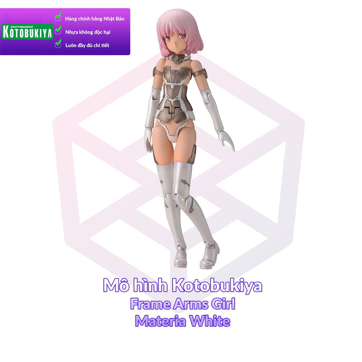 Mô Hình Kotobukiya Frame Arms Girl Materia White ver