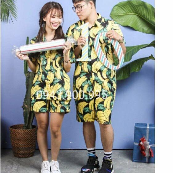 [ Huyen Trang Fashion ] [ SIÊU PHẨM CÓ 1 KHÔNG 2 ] Bộ Quần Áo Pizama Nam Chất Liệu Kate Thái Cực HotBộ Đồ Hoa Quả, Sơ Mi Trái Cây