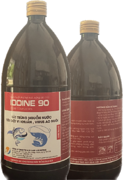 Iodine diệt khuẩn nhanh, thế hệ mới - 4 chai 1lit