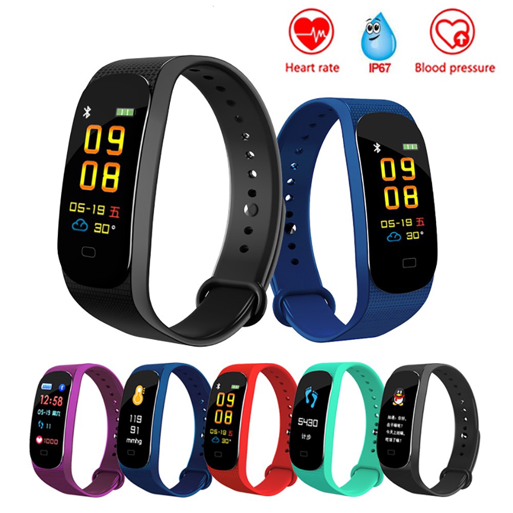 [HCM]Đồng Hồ Thông Minh Đồng hồ thông minh Xiaomi Miband 5 Không Thấm Nước Đồng Hồ Thông Minh Thể Thao Dây Đeo Cổ Tay Theo Dõi Tập Thể Dục Nam Nữ Pedometer Vòng Đeo Tay Dây Đeo Thông Minh