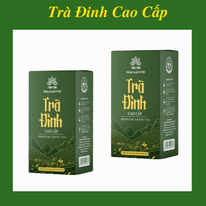 Trà Đinh Cao Cấp Hộp 200g Trà Xanh Tâm Thái Trà Đinh Tân Cương,Thái Nguyên Cao Cấp Hộp 200g