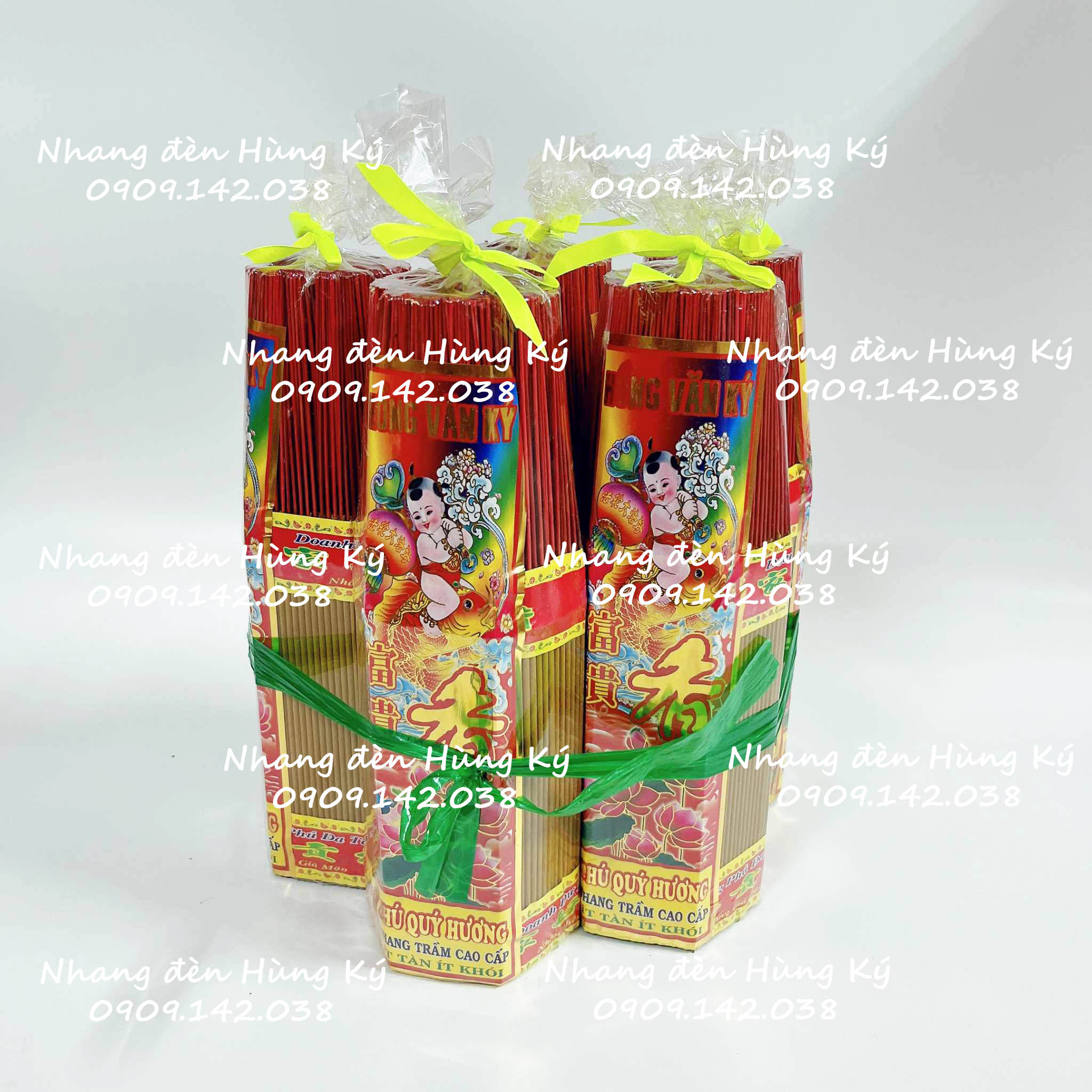 Nhang trầm Phú Quý Hương bó lớn khoảng 900 cây